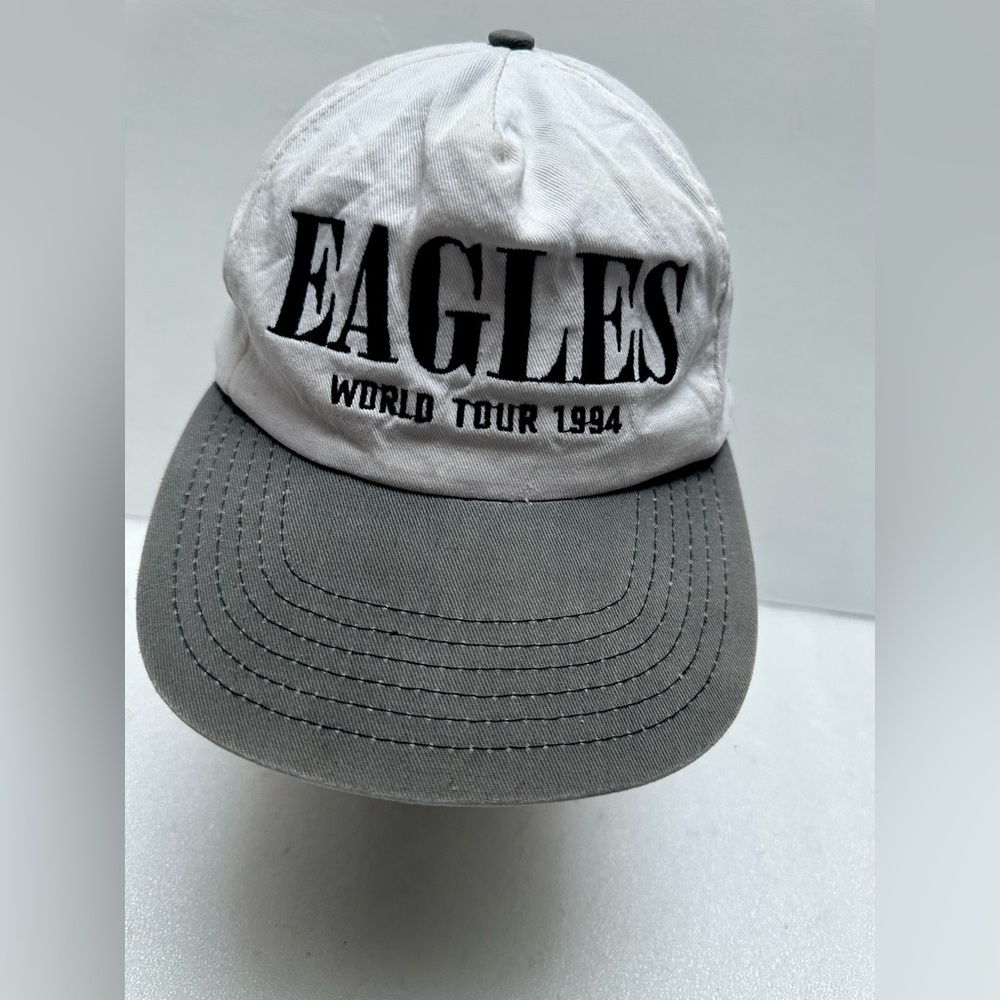 Vintage Eagles World Tour 1994 Snapback Hat, Hell Freezes Over, 2 Tone Cap,